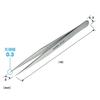 HOZAN Titanium Tweezers, Fully Non-Magnetic, 140mm Long, 8mm Opening, 0.3mm Tip Width, Straight, Long Type, PP-124