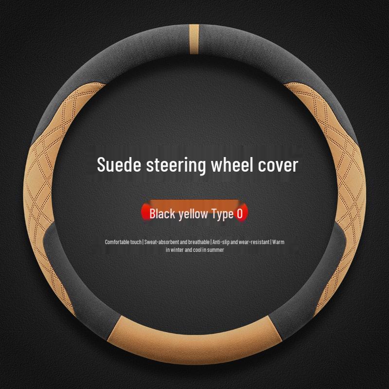 Mercedes-Benz CLA/S-Klasse/E-Klasse Suède Stuurwielhoezen: Ultradun, Antislip, Zweetabsorberend, Ideaal voor de Winter