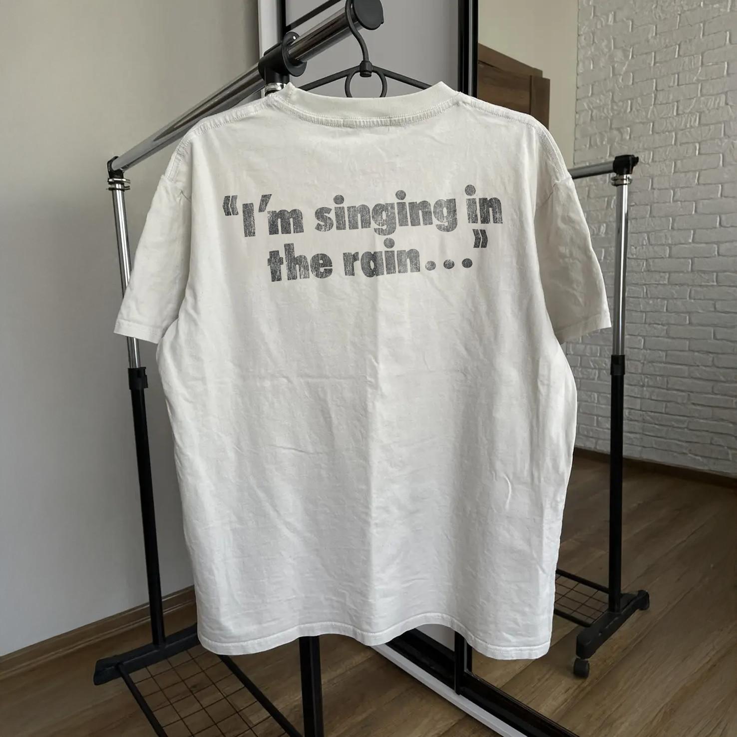 A Clockwork Orange Kubrick Singin In The Rain Promo T-Shirt White XXL S