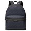 Zaino Cooper Presbiopia in Pelle Artificiale Stampata Regular da Uomo Blu Scuro