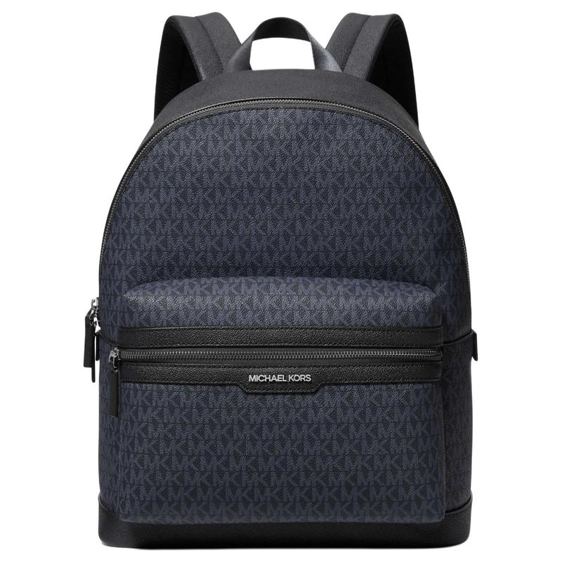 MICHAEL KORS Cooper Presbyopia Printed Artificial Leather Backpack Regular Men s Dark Blue синий