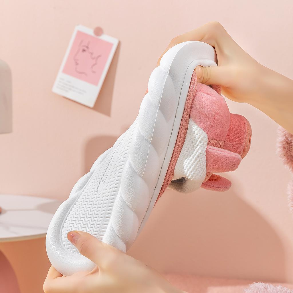 Women Animals Slides Home Pig Cute Female Platform Slippers with Indoor Lovely Soft Female House Shoes for Girls