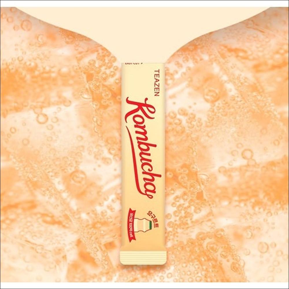 Teazen Kombucha YOGURT 10 Sticks / Low Calorie, Zero Sugar