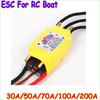 1 adet 2-6S 30A/50A/80A/100A/200A ESC 5V/2A 5V/5A UBEC Fırçasız Hız Kontrolcüsü ESC RC Tekne İçin