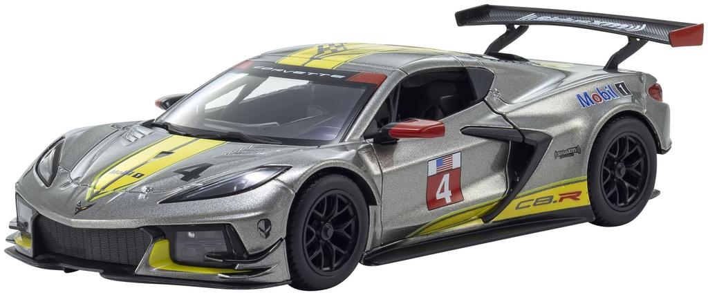 Kyosho Bburago 1/24 Chevrolet Corvette C8R No. 4 2020 Gray Finished Model