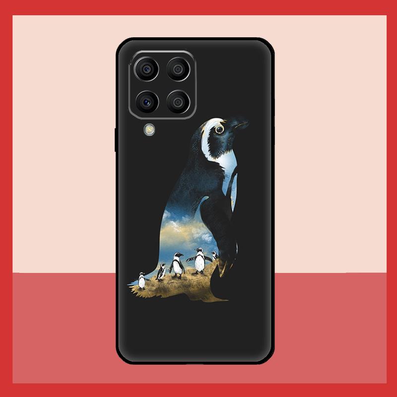Cute Lovely Penguin Case For Samsung Galaxy M11 M31 M14 M34 M54 M12 M32 M52 M15 M13 M06 M16 M36 M56 M53 M35 M55