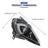 DRL LED Adjustable Headlights for Yamaha Raptor 700 700R YFZ450 YFZ450R YFZ450X Wolverine 450 350 Turn Signal Light 2006-2025