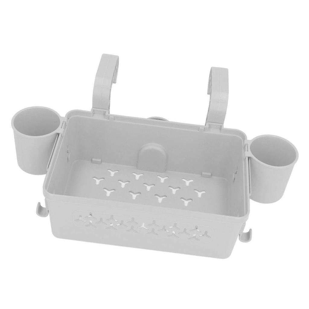 Aufbewahrungskorb für den Poolbereich mit Getränkehalter Verdickter Kunststoff 22 lbs Tragkraft Hohl Schwimmbad