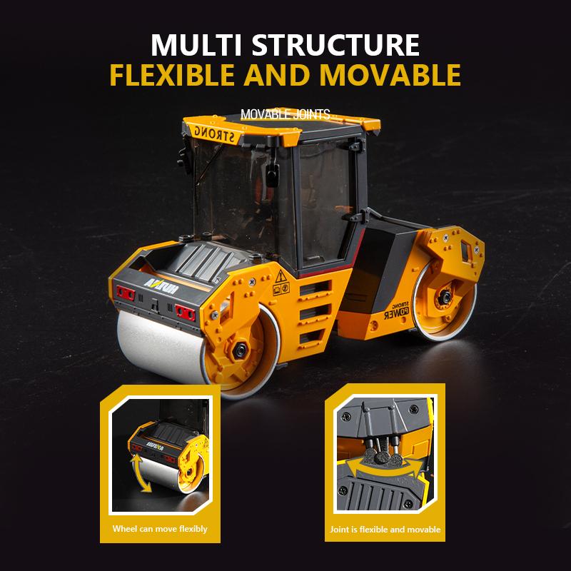 Truck Model Roller 1/50 Double Wheel Model Engineering Cars Doecast Trucks Children's Collection Toys for Boys Gift