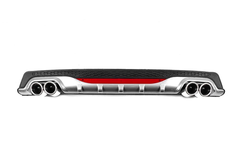 

Universal rear diffuser DPT AMG Style V-2 (ABS) (gray-2025black gloss)