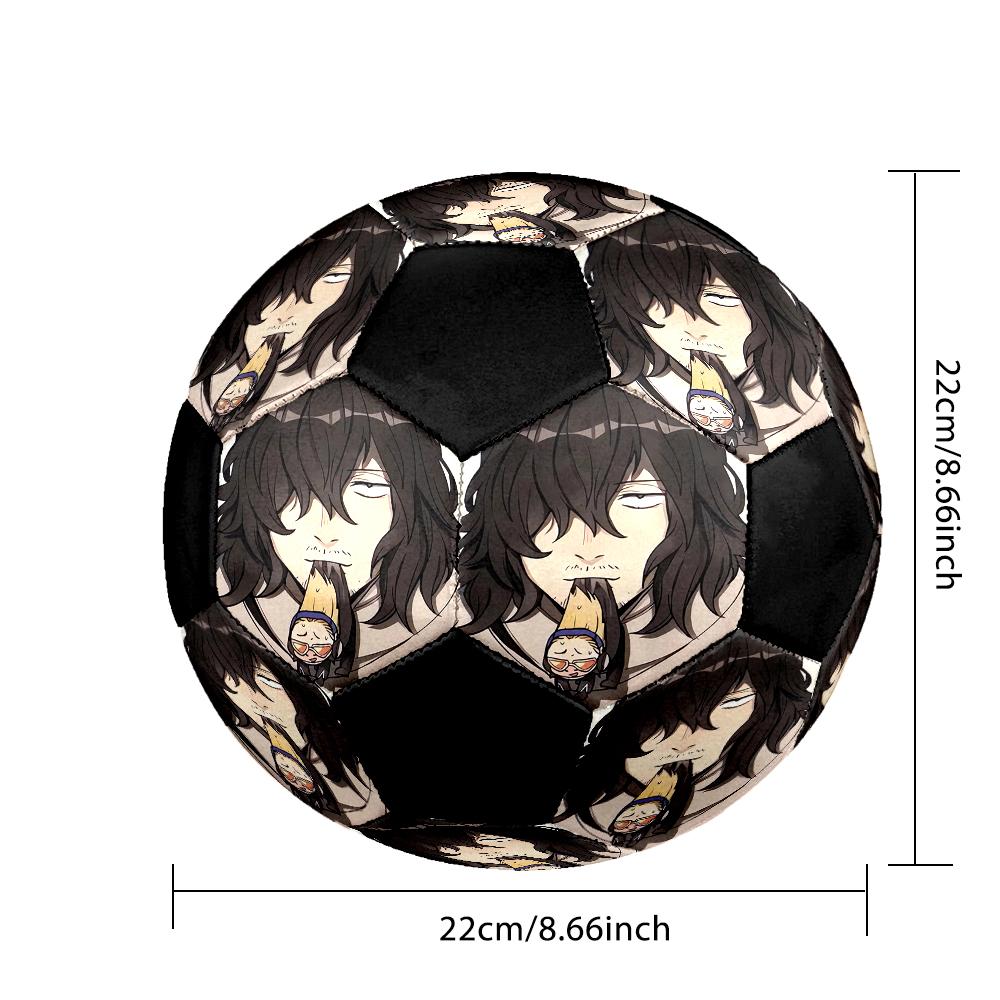 Soccer Ball Colorful Machine Stitched PVC Size 5 Team Training Competition Ready Durable High-Bounce Cool Sports Gift
