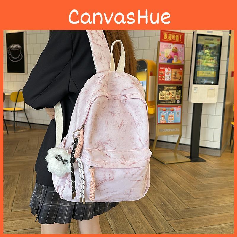Print Casual Fashion Travel Nylon Backpack With Stitching Detail Teens For