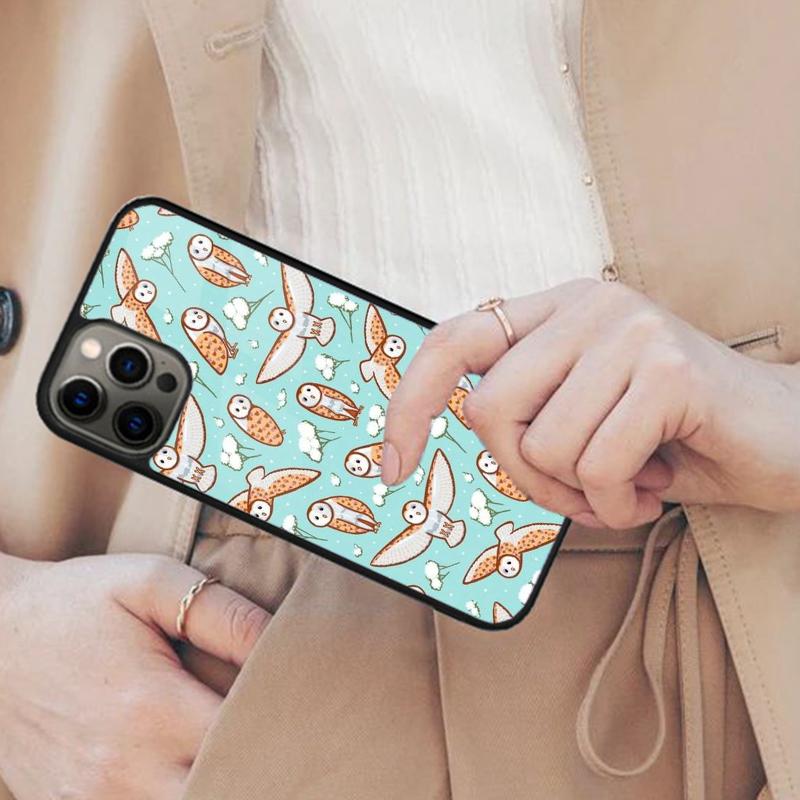 Cartoon Owl Magnetic Phone Case For APPLE iPhone 17 Air 16 14 13 12 Pro Max 15 Plus Wireless Charge With MagSafe Cover