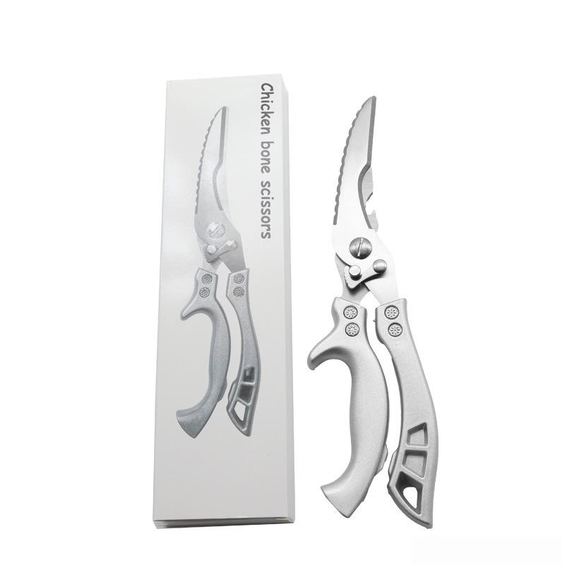 Multifunctional Kitchen Scissors Heavy-Duty Stainless Steel Chicken Bone Shears Fish Vegetables Cutting Household Cooking Tool5