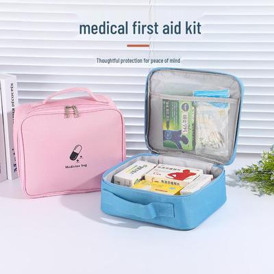 Bolsa Organizadora de Medicamentos de Viagem de Grande Capacidade: Armazenamento Médico Portátil de Tecido Oxford