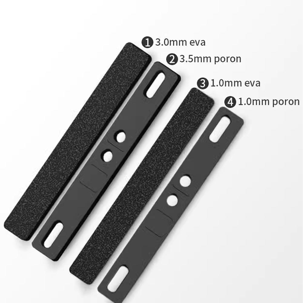 4 buc 6.25u/7u bară de spațiu tastatură mecanică pentru joc, tastatură, bară de spațiu, spumă de izolare a sunetului, bumbac absorbant zgomot