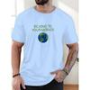 Herren Muster Sommer Freizeit Rundhals Kurzarm T-Shirt