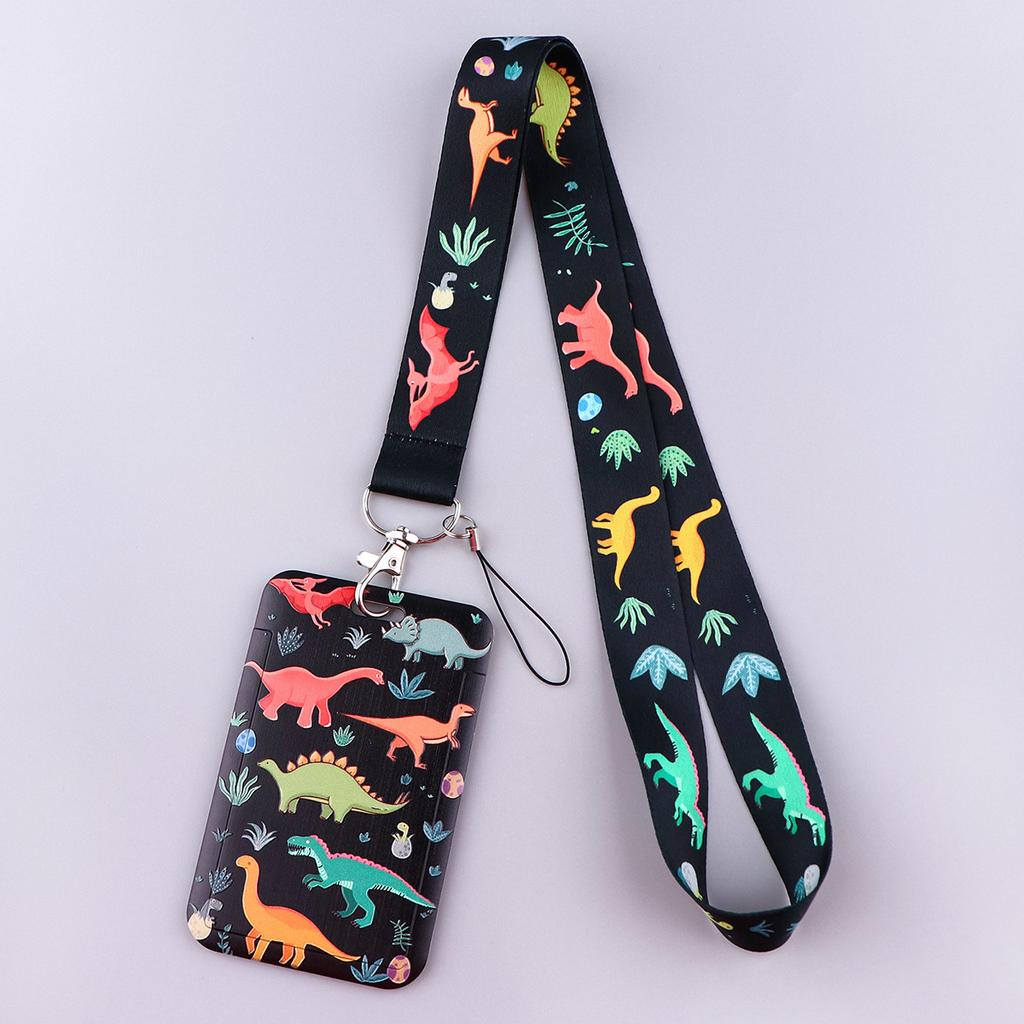 New Model Animal Hanging Loop Strap Webbing Student Cartoon Pet Leash Set Work Card Mobile Phone Rope Identification Card