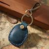 For Apple Air Tags Protective Case Retro High Quality Leather Keychain For Apple Anti-lost Tracker Locator Device Accessories