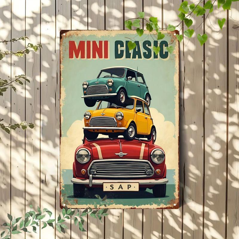 Avant-Garde Automotive Metal Art Painting for Garage Decor