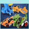 Incredible Inertia Impact Transforming Dinosaur Car Toy For Kids Boys With Colorful Designs
