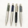Rollerball Ballpoint Pen Blue Carving With Serial Number Writing Smooth Stationery