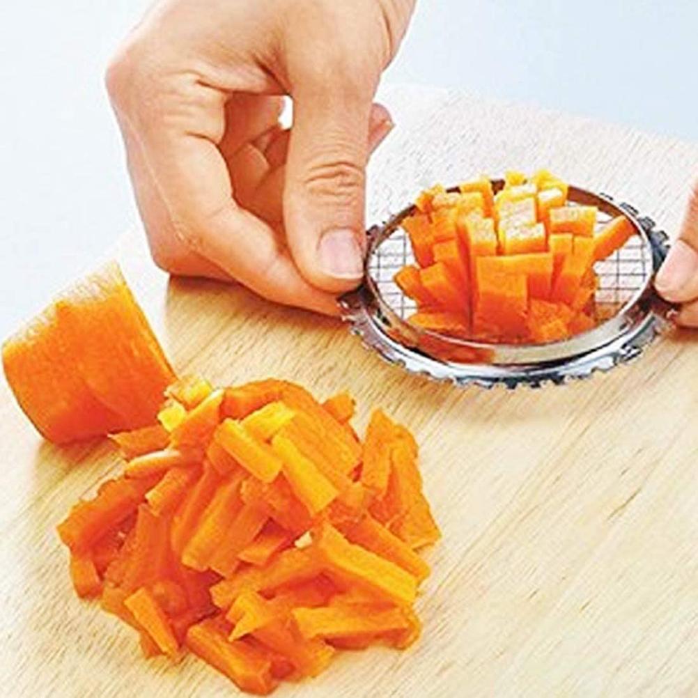 Stainless Steel Egg Chopper Hard Boiled Egg Slicing Tool Fruit Cube Cutter for Cheese Carrots