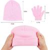 Hicdaw Kids Winter Hats Gloves Scarf Set Baby Mittens Gloves with Pompom Baby Winter Hat Toddler Beanie Hat for Boy Girl