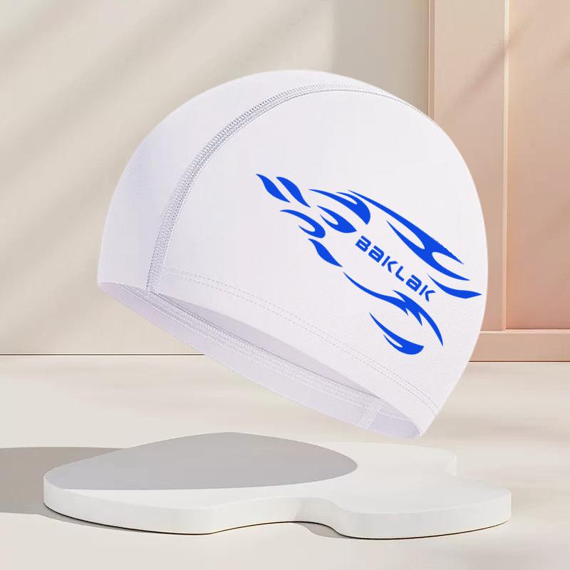 Adult Men's Nylon Swim Cap with Ear Protection Long Hair Sports Swimming Pool Hat for Men And Women