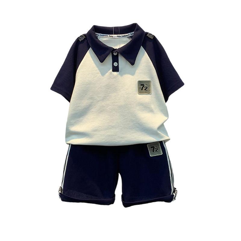 Stylish Summer Polo Set For Boys With Short Sleeves And Soft Cotton Fabric Perfect For Ages 3 To 8