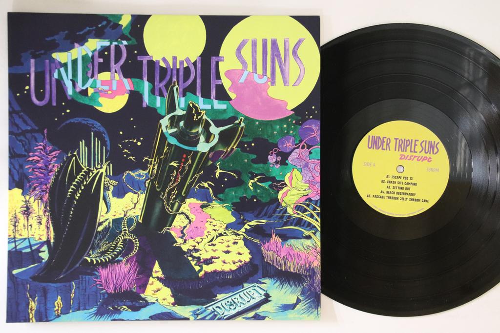 LP Record DISRUPT - Under Triple Suns ZDR03 ZONEDOG 2021 Germany Dance & Electronica Used
