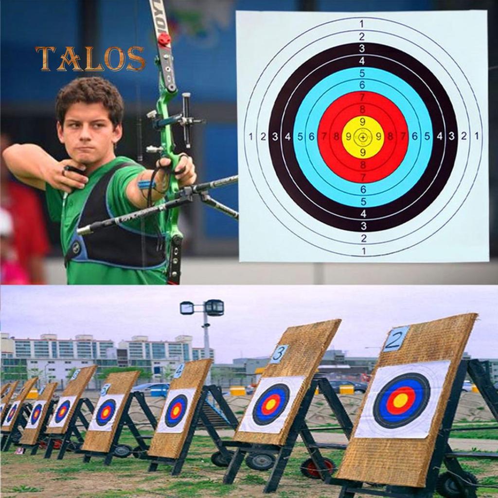 10Pcs Color Printed Standard Arrow Bow Shooting Practice Archery Target ...