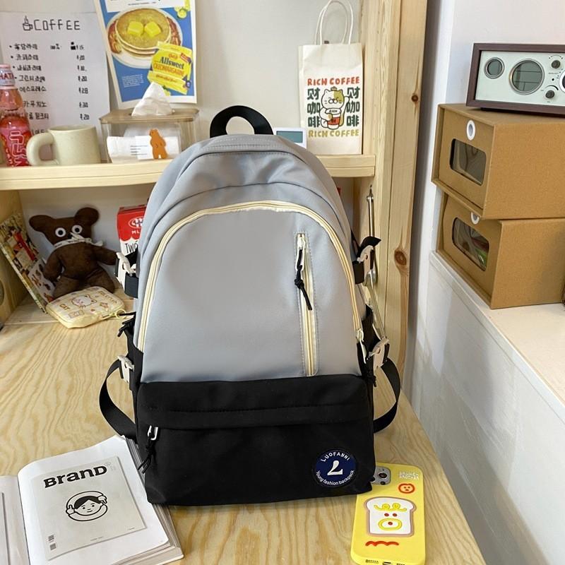 

Trendy Unisex Nylon Backpack For Business Travel Fashionable School Bag