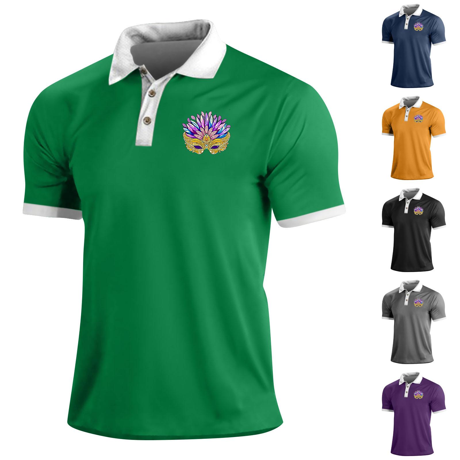 

Мужская летняя дышащая рубашка с короткими рукавами и культурой отдыха