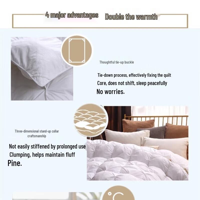 ShuZheng Elegant All-Season Polyester Fiber Quilt