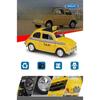 Welly 1/24 Nuova Fiat 500 Alloy Scale Car Model Diecast Metal Miniature Car Static Collection Children Toy Car Vehicles Gifts