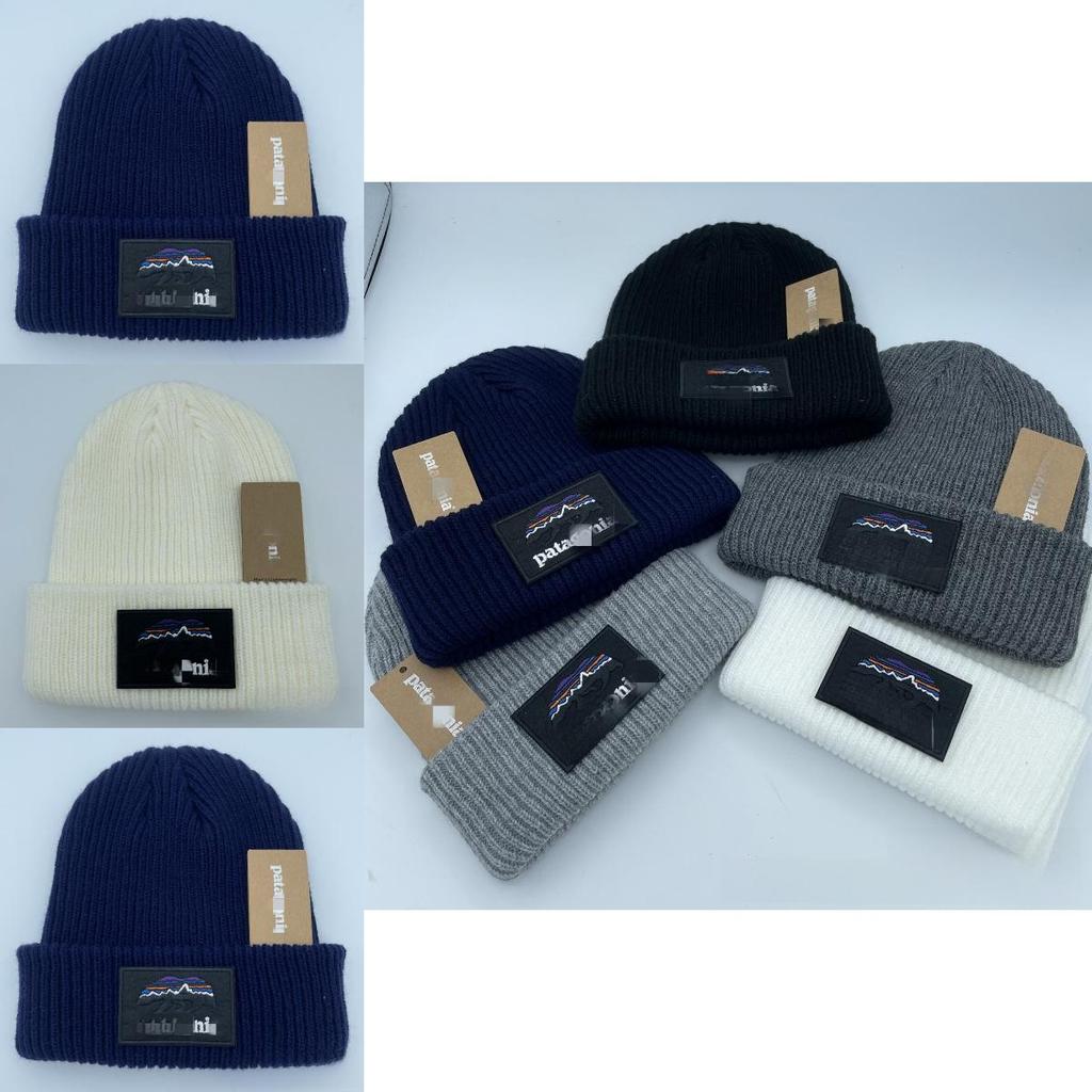 Knit Hat For Men Women Indoor Outdoor Warmth Street Style With Letter Embroidery
