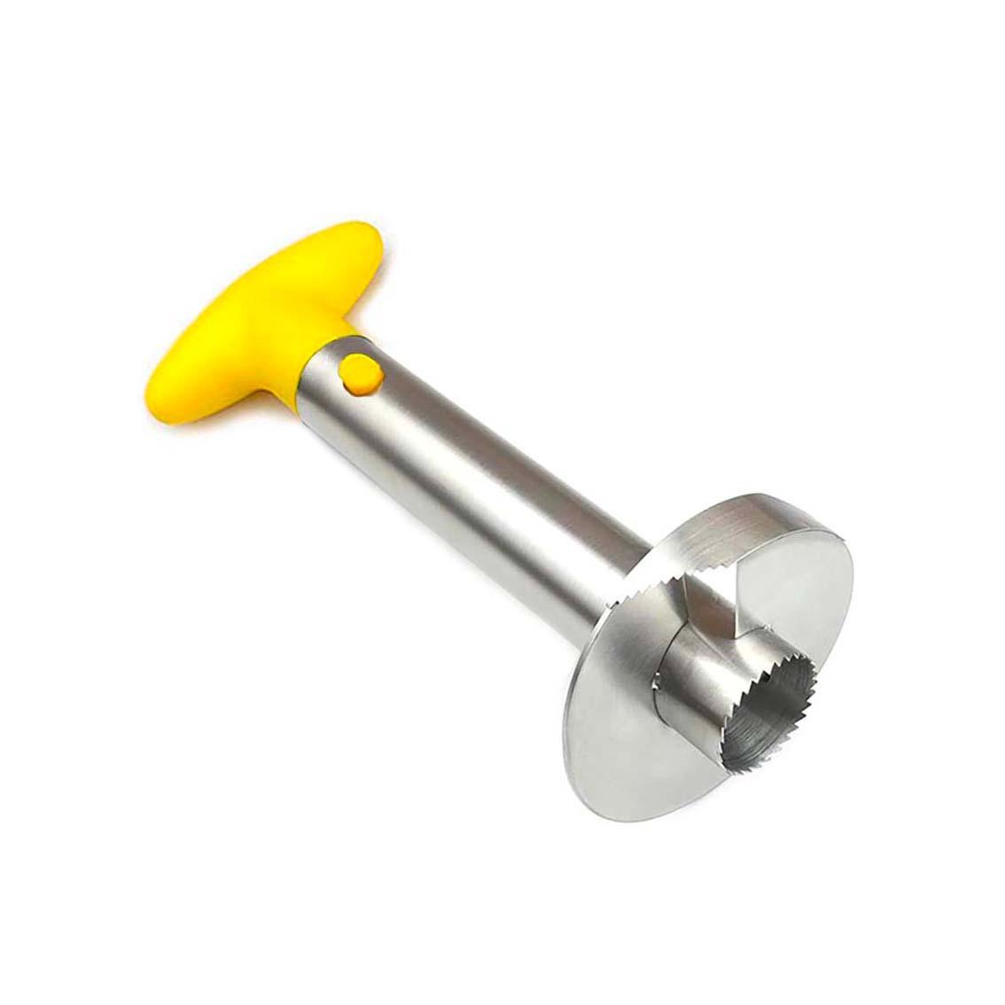 

1 ШТ. З нержавіючої сталі. Прості у використанні аксесуари для чистки ананаса. Нарізки для ананаса. Нож для фруктів. Кухонні нарізки. Кухонні інструменти. жовтий