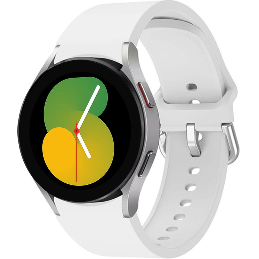 Silicone Strap for Samsung Galaxy Watch 4/5/6/7 40/42/43/44/45/46/47mm, White