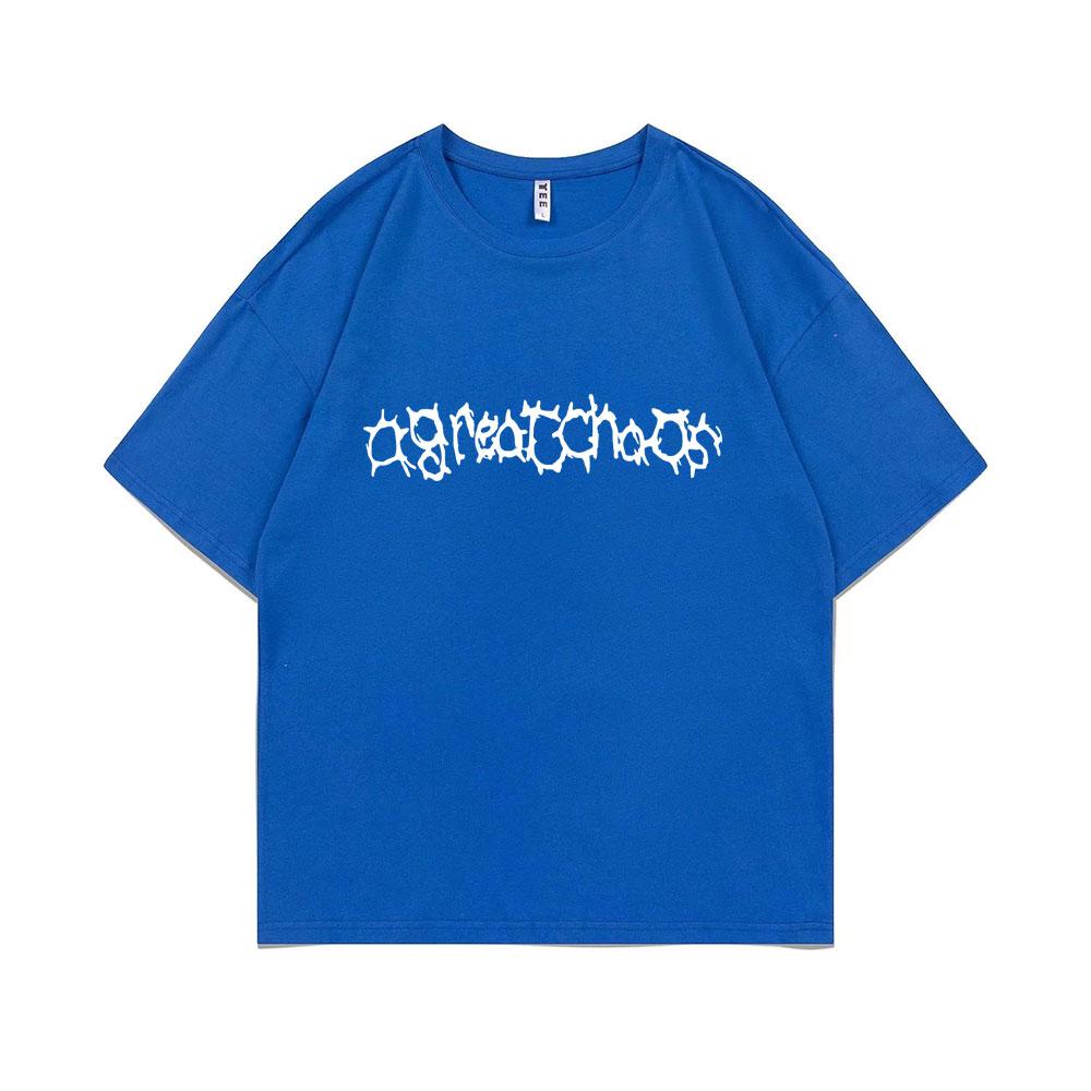 Playboi Carti Brand Rapper Ken Carson A Great Chaos Print Tshirt Unisex Women Fashion Hip Hop T Shirts Unisex Pure Cotton Tshirt