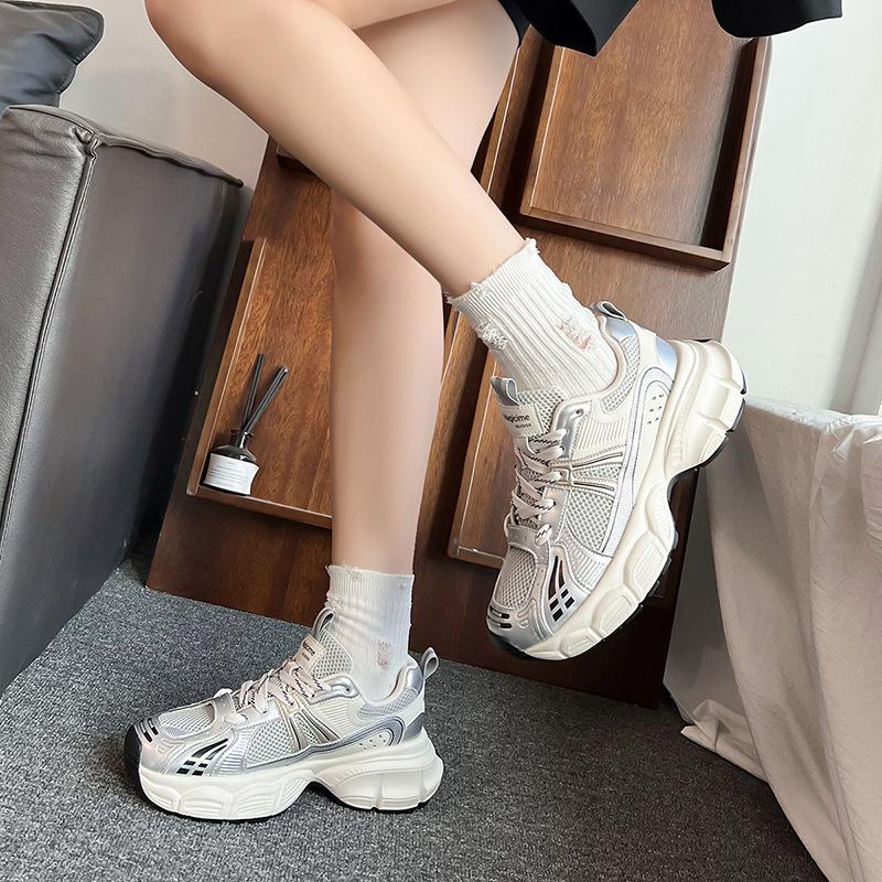 Augustine Casual Dad Shoes Women's 2025 Autumn New Ins Trendy with Little White Shoes Platform and Lightweight Sports Shoes