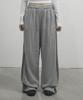 CHICKS Knitting-Like Track Pants Melange