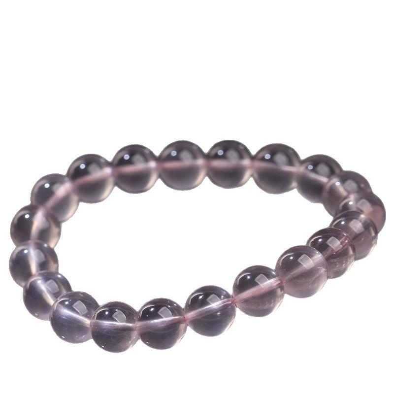 Hongchu Crystal Natural Starlight Moissanite Pink Crystal Bracelet Pink Crystal Bead Bracelet
