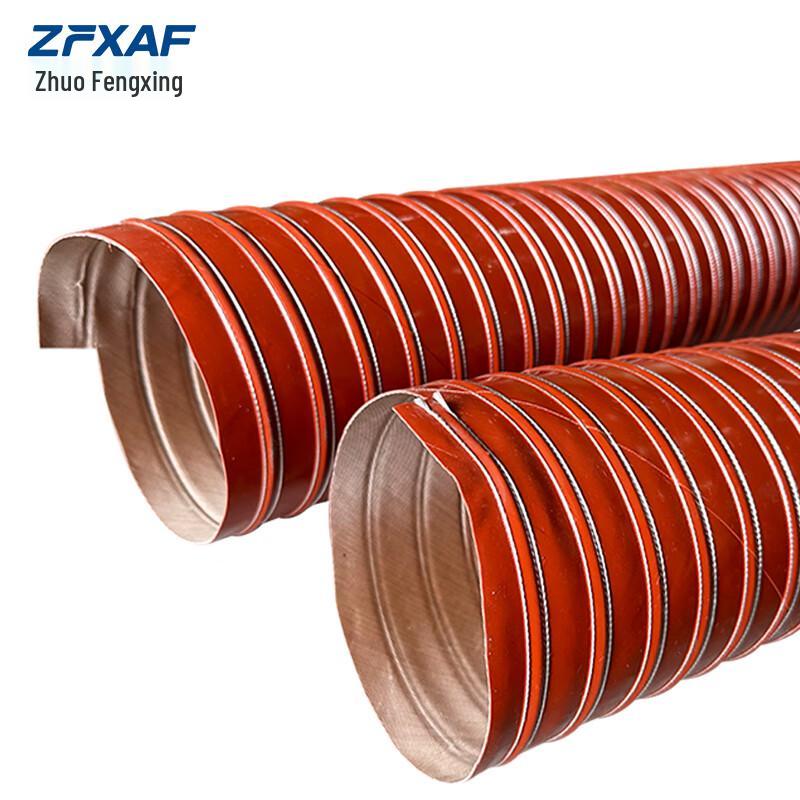 ZFXAF Red Silicone High-Temperature Air Duct