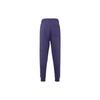 Jordan Logo Print Running Fitness Fleece-Lined Thick Lace-Up Knit Sports Pants Men Bottoms Purple FD7346-502