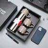 New Style High-value Gift Set Thermos Cup with Three Lids, 304 Stainless Steel Water Cup, Business Gift Cup