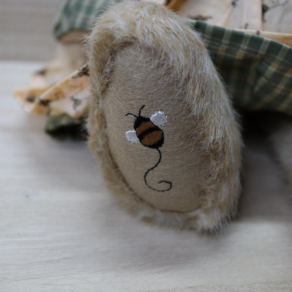 [USED] BOYDS BEARS Check Dress Teddy Bear