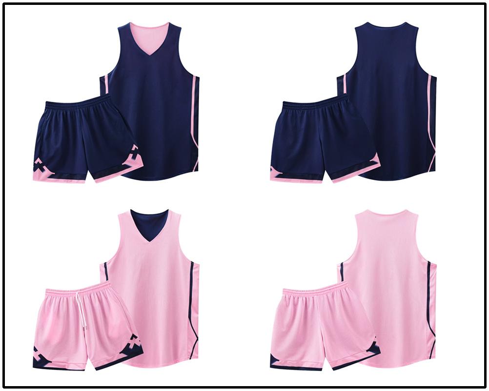 

324 American Double-Sided Basketball Jersey Suit Men S And Women S League Jerseys And Shorts Summer Training Competition Training Adult M-6Xl 6XL/195