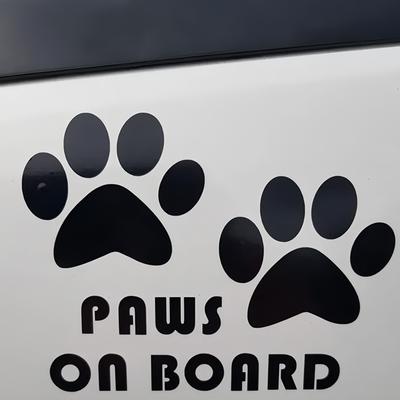 Humorous and Interesting Dog Paw Creative Stickers Cartoon Enthusiasts High-quality Cars Trucks Motorcycles Laptops