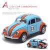 1: 32 Alloy Beetle Racing Car Model High Simulation Diecasts Toy Pull Back Vehicles Decoration Toys for Childrens Birthday Gift